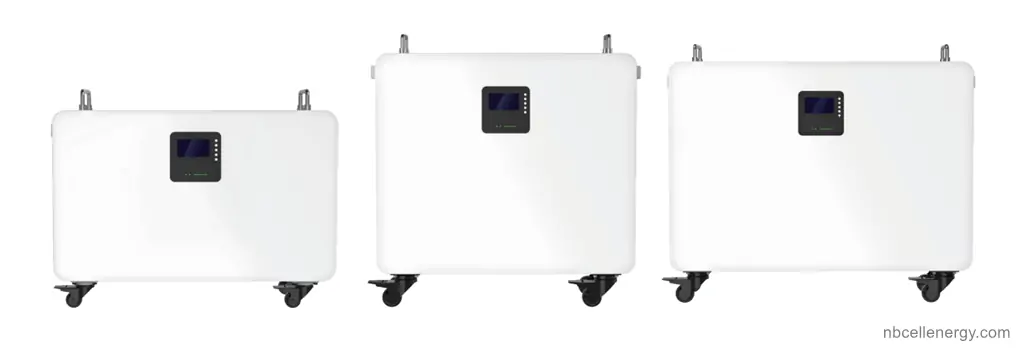 Home Energy Storage Battery 51.2v 5kWh 10kWh 15kWh Floor-standing and Mobile-nbcellenergy